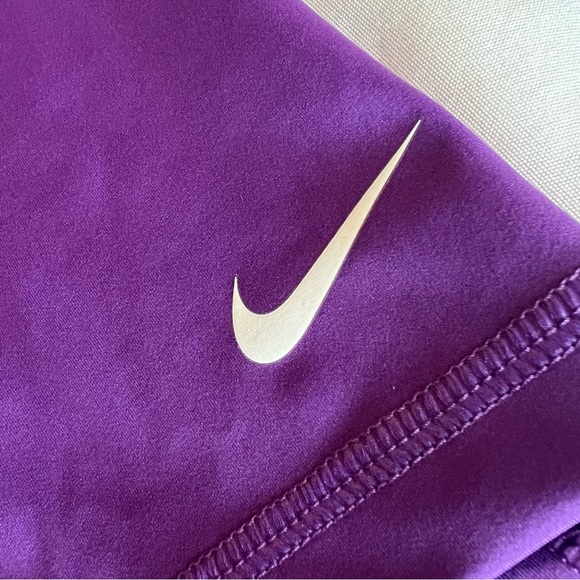 Nike Pro‎ Shorts Midrise 3" Inseam Purple Cosmos Women Size XXL New With Tags - Picture 3 of 6